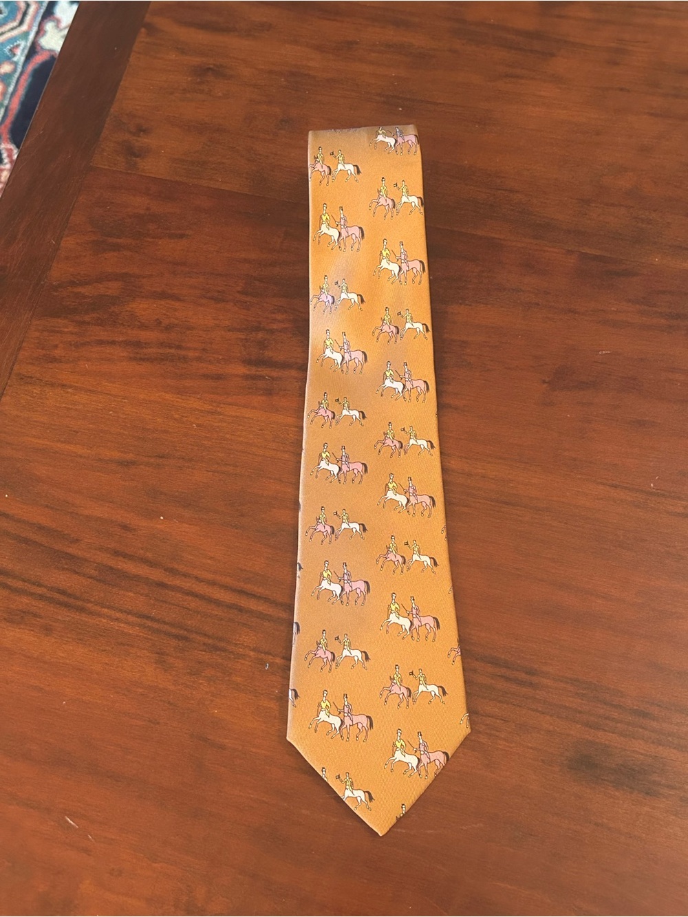 100% Authentic Hermes Silk Tie With Mythical Centaurs
